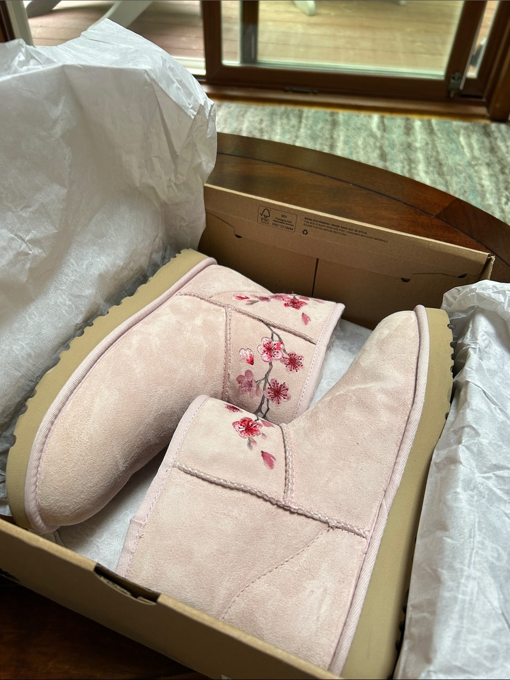 UGG Classic Mini Blossom - Blush Pink